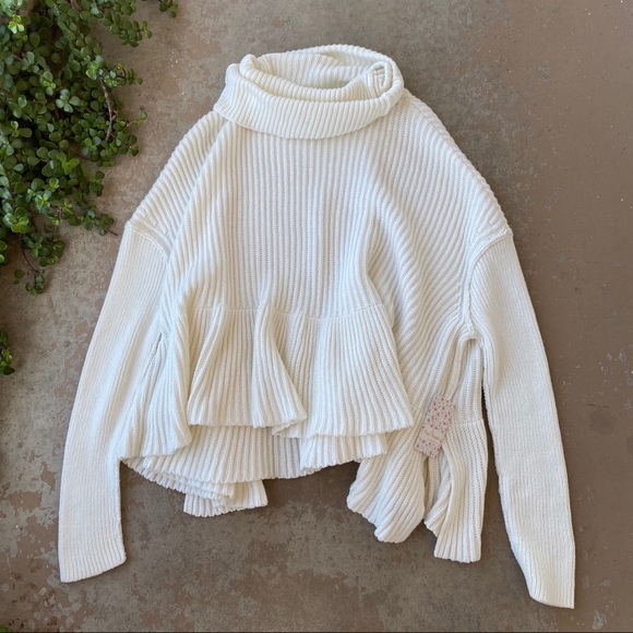 Free People Sweaters - Free People Layer Cake Sweater in Coconut / Cream